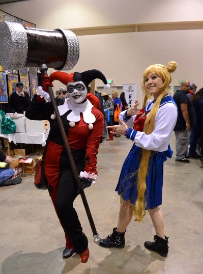 Harley Quinn and Sailor Moon