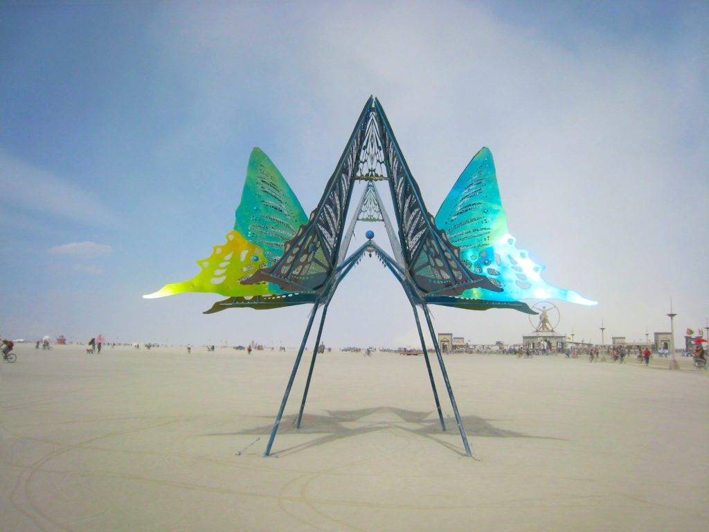 Burning Man Sculpture