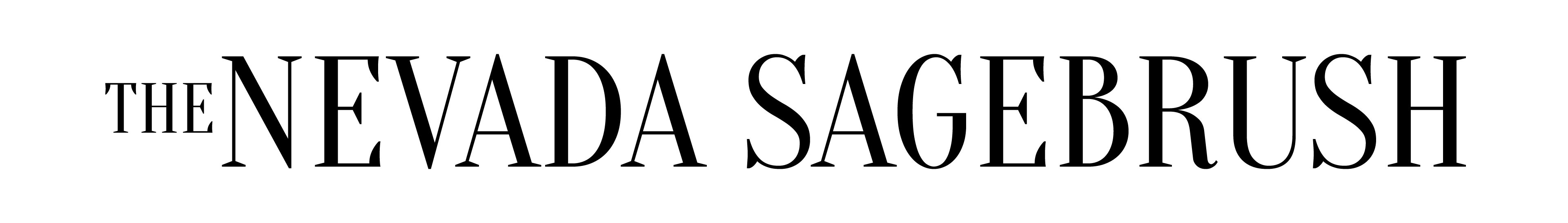 The Nevada Sagebrush Logo