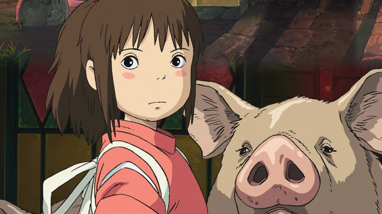 studio-ghiblis-spirited-away-poster-chihiro-and-a-pig-look-of-screen-to-the-left