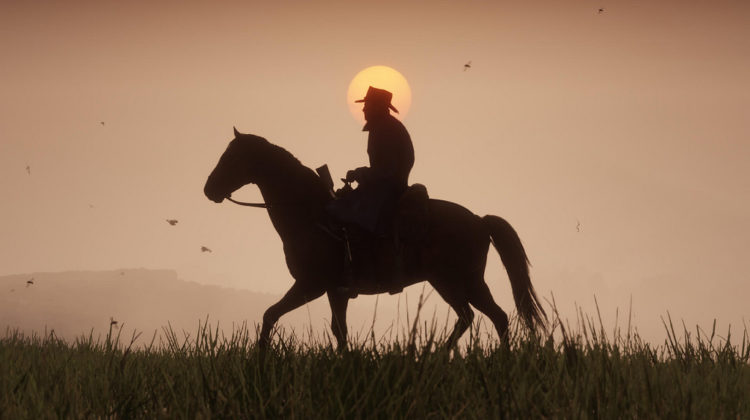 cowboy-on-a-horse-ride-framed-by-sunset