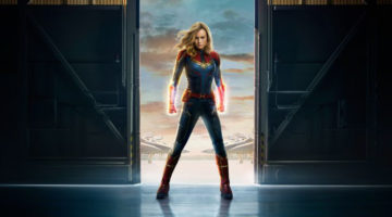 Captain Marvel poster cropped in on Captain Marvel.