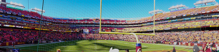 Fed-Ex field, home fo the Washington Redskins